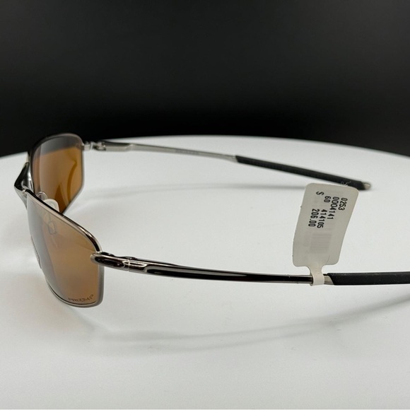 Oakley Whisker 004141-0560 tungsten/ Prizm tungsten polarized Sunglasses. NEW - Picture 6 of 13